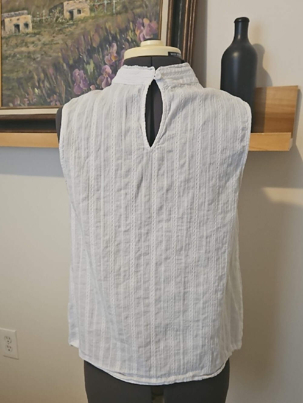 Modcloth White Sleeveless Top - Picture 4 of 6